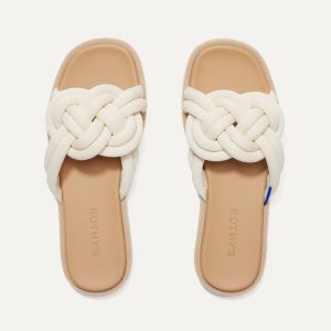 The Summer Sandal - White Sand