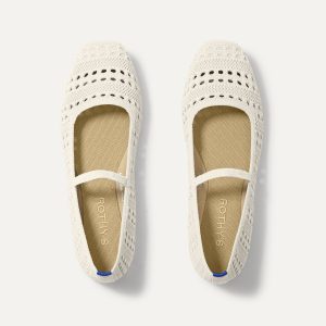 The Max Square Mary Jane - Sandy Crochet