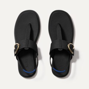 The T?CStrap Sandal - Black