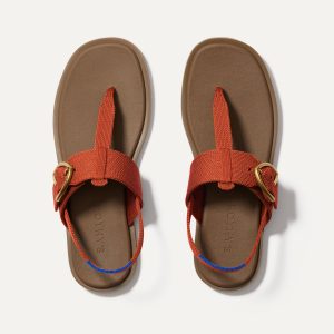 The T?CStrap Sandal - Brick
