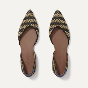 The D'Orsay Point - Shortbread Stripe