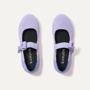 The Kids Tux Bow Mary Jane - Soft Orchid